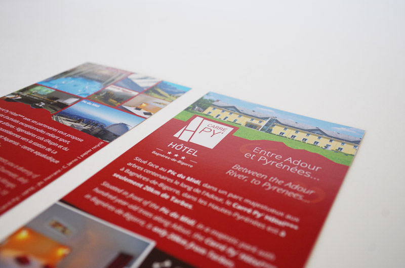 Création de la brochure de l'hôtel Carré Py'