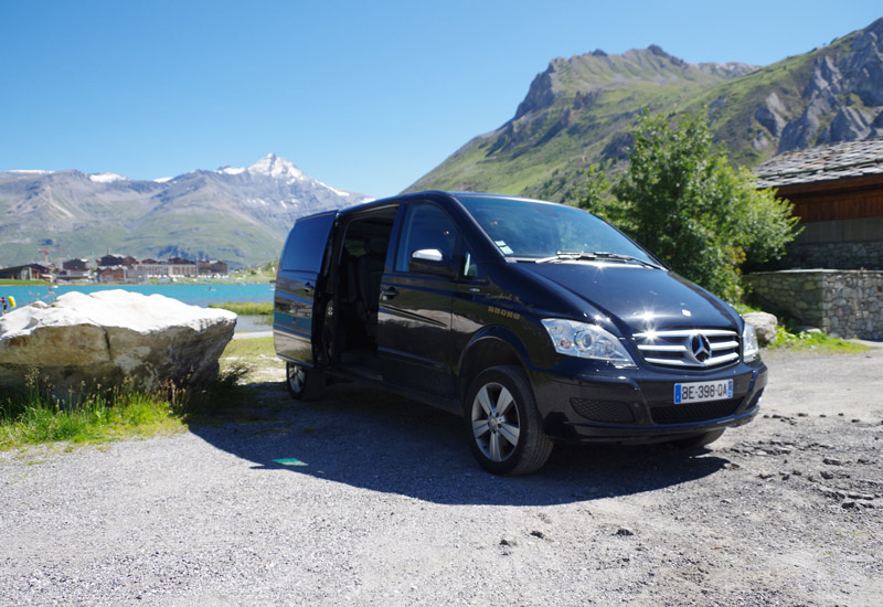 Prise de vues des véhicules à Tignes